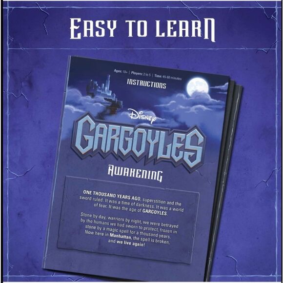 NIB Ravensburger Disney Gargoyles: Awakening Board Game - Picture 7 of 8